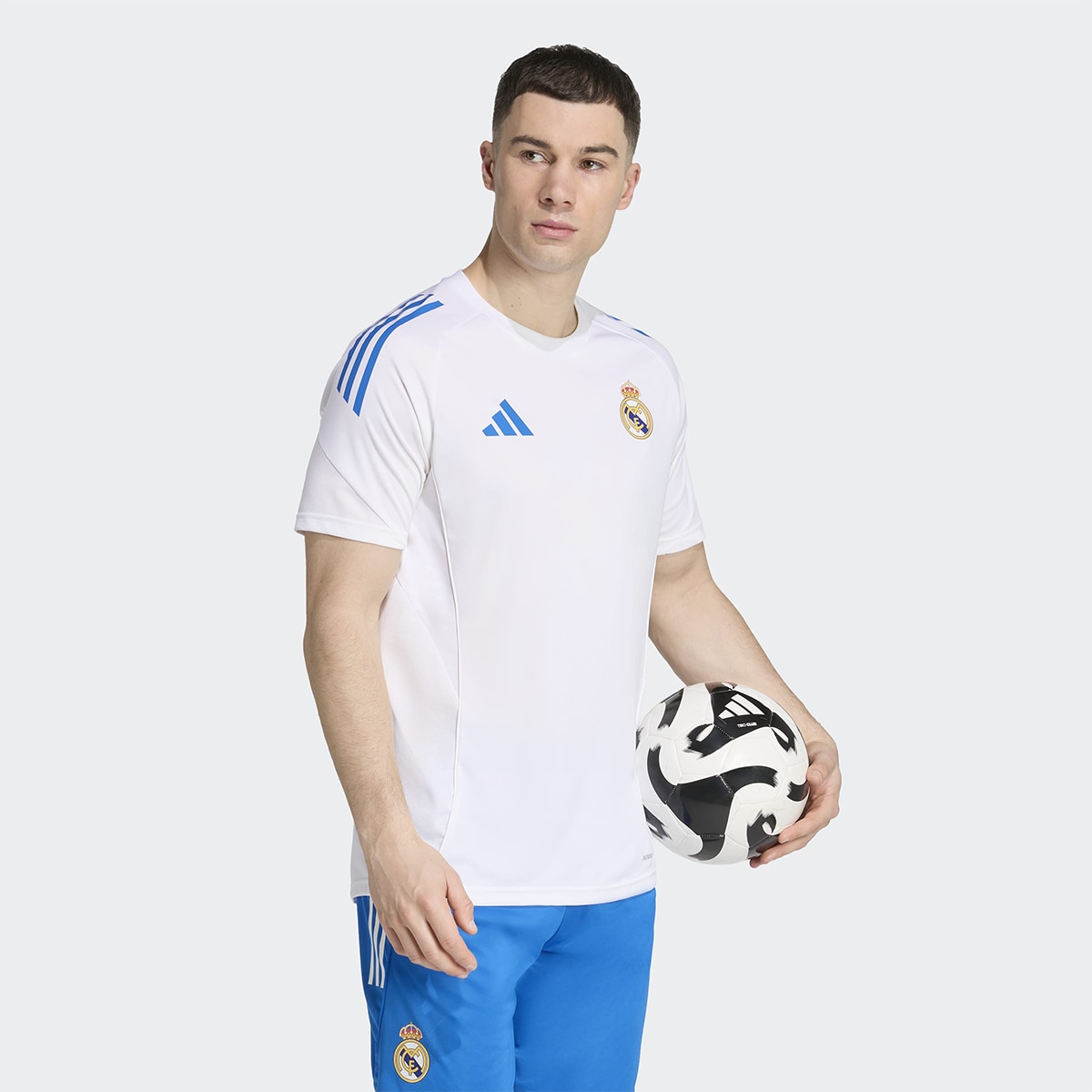 T-shirt de Homem Real Madrid CF Tiro 25 Competition Branco-3