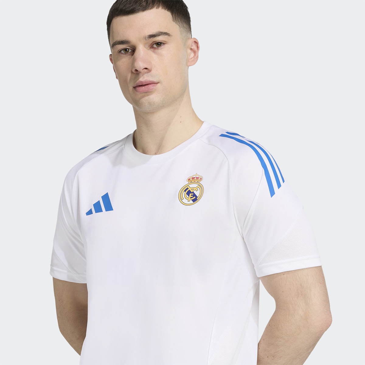 T-shirt de Homem Real Madrid CF Tiro 25 Competition Branco-4