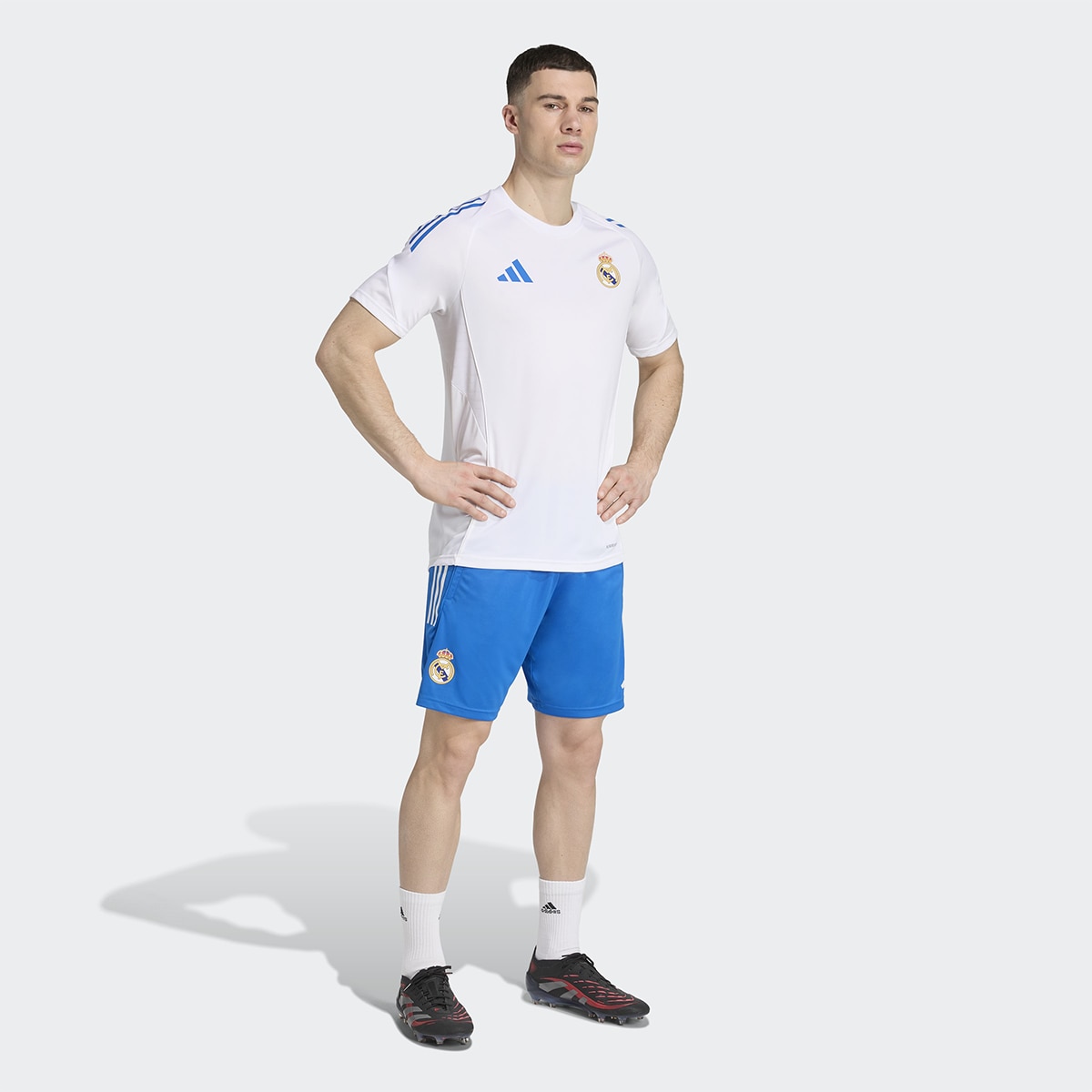 T-shirt de Homem Real Madrid CF Tiro 25 Competition Branco-8