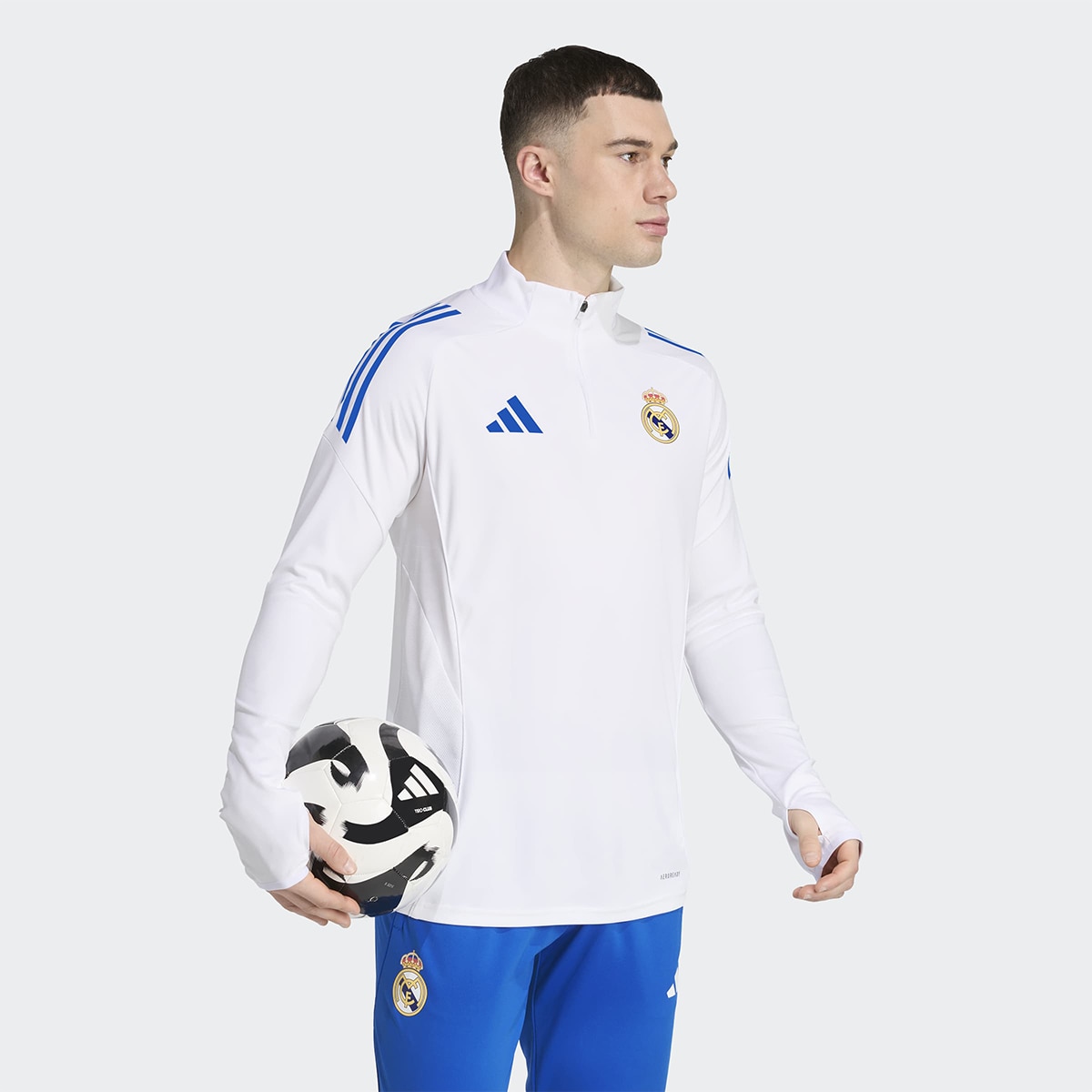 T-shirt de Homem Real Madrid CF Tiro 25 Competition Branco-3
