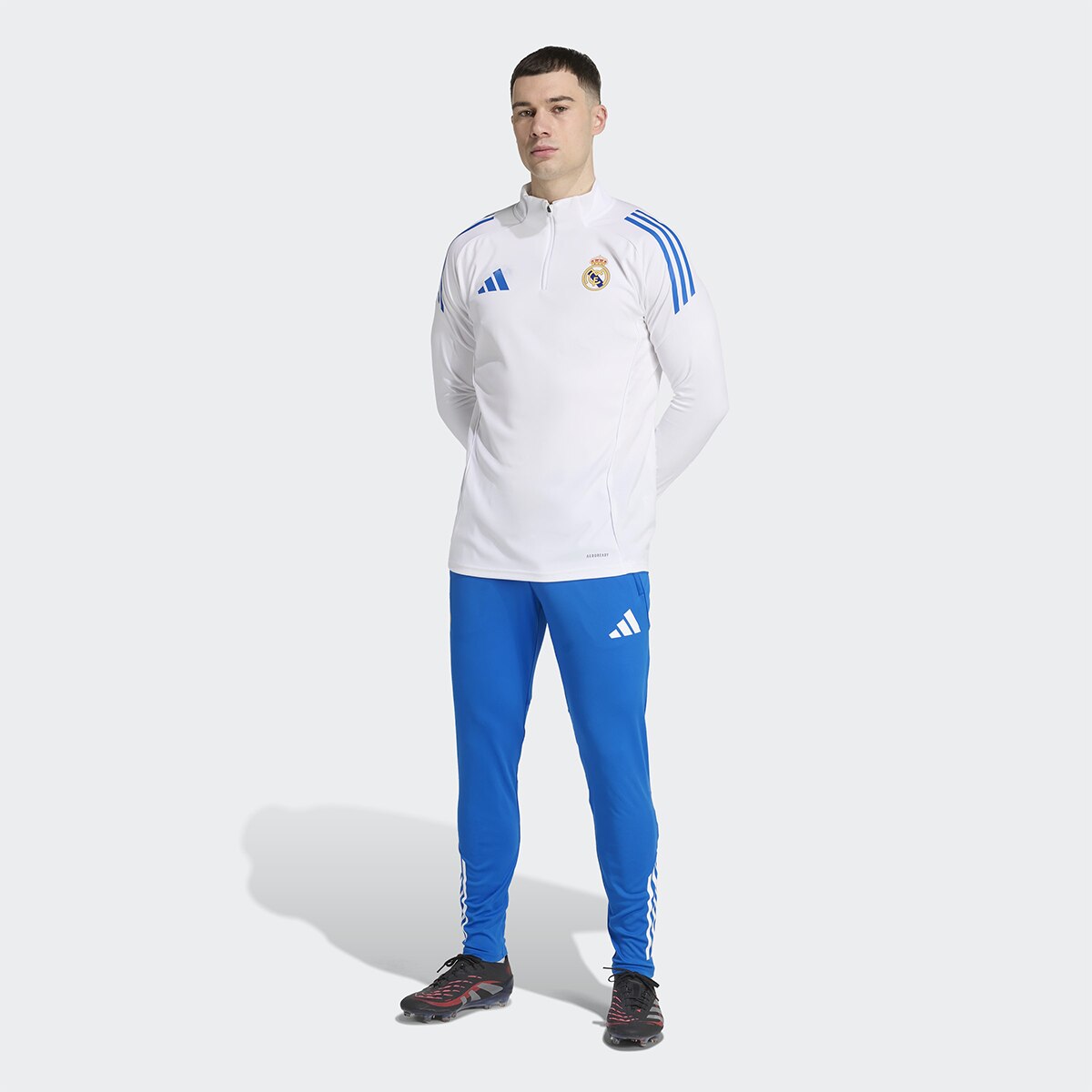 Calças de Homem Real Madrid CF Tiro 25 Competition Azul-7