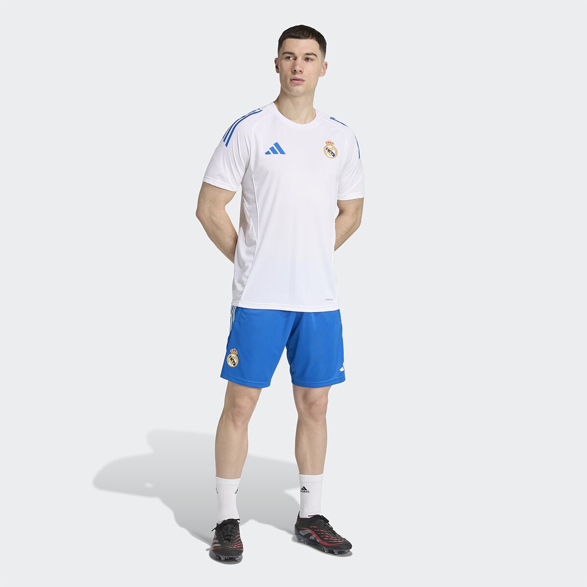 Calções de Homem Real Madrid CF Tiro 25 Competition Azul-7