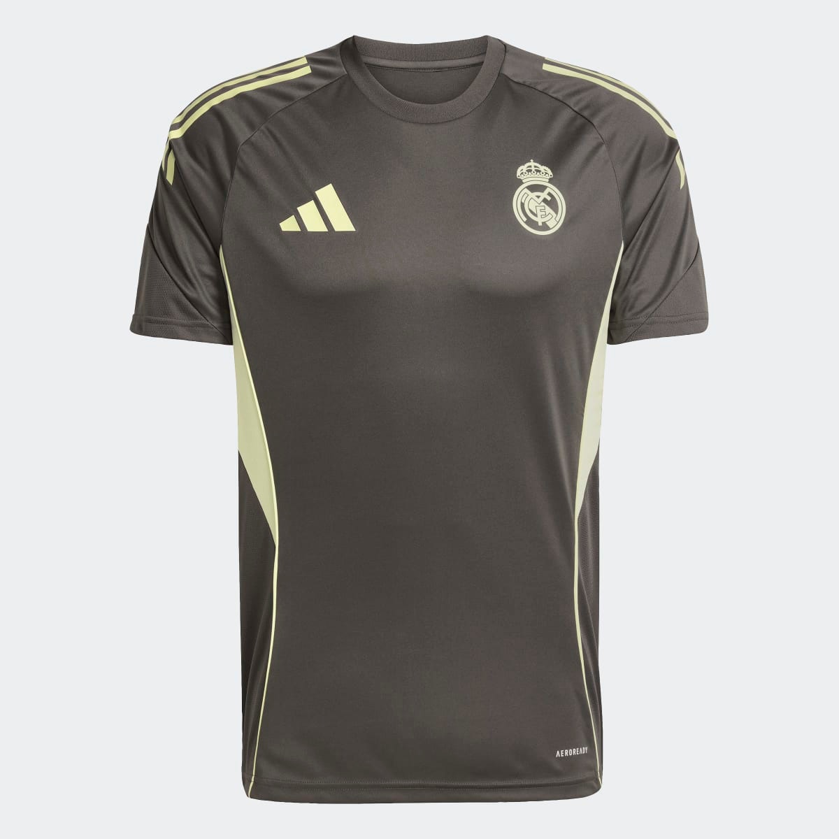 T-shirt de Treino de Homem Real Madrid CF 2025-2026 Tiro 25 Competition Cinzento-7