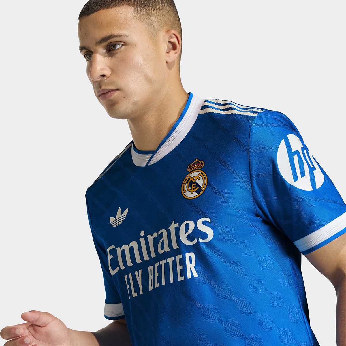 T-shirt de Homem 3.º Equipamento Real Madrid CF 2025-2026 Authentic Azul-3