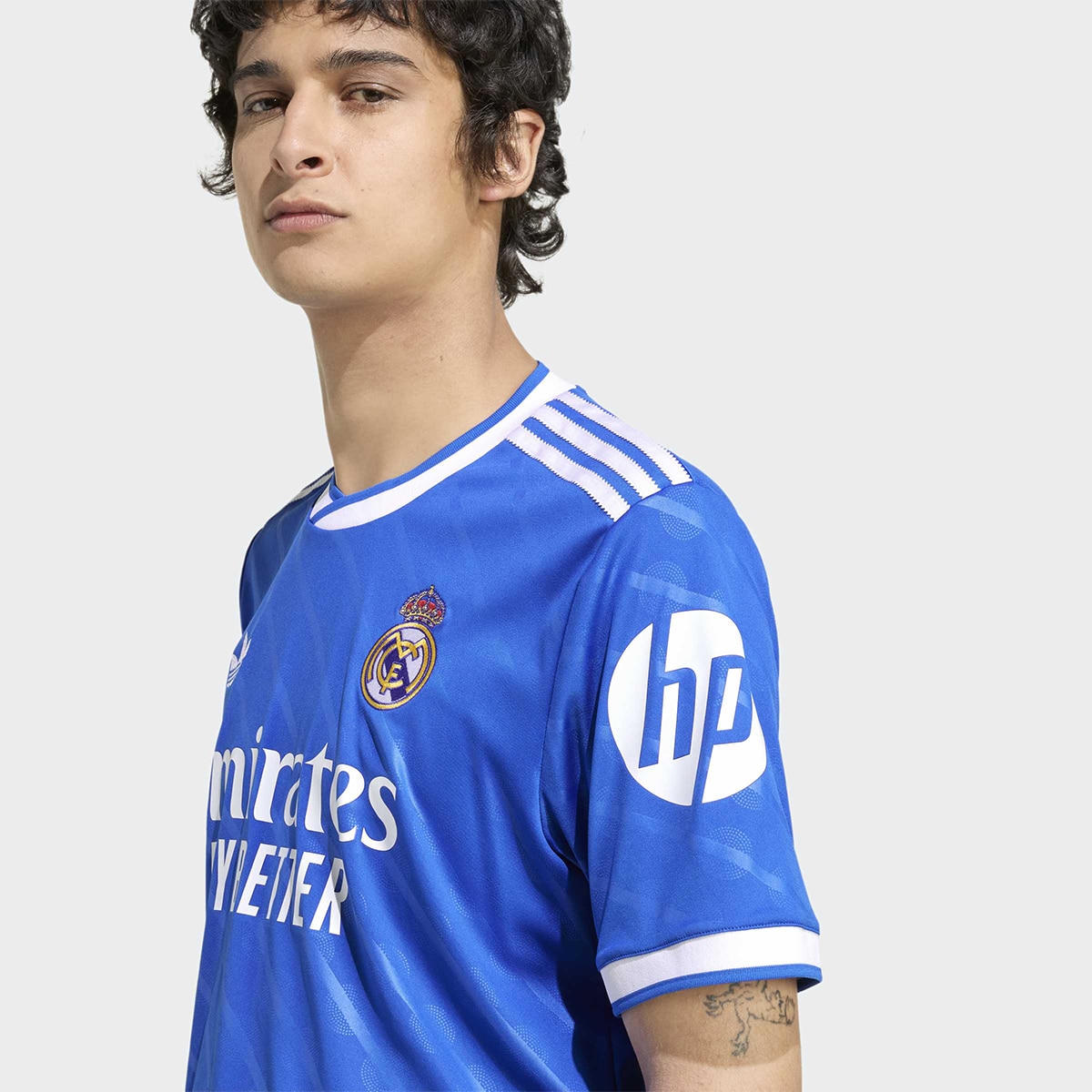 T-shirt de Homem 3.º Equipamento Real Madrid CF 2025-2026 Azul-4