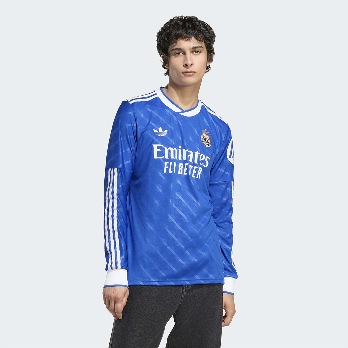 Camisola de Homem 3.º Equipamento Real Madrid CF 2025-2026 Long Sleeve Azul-1
