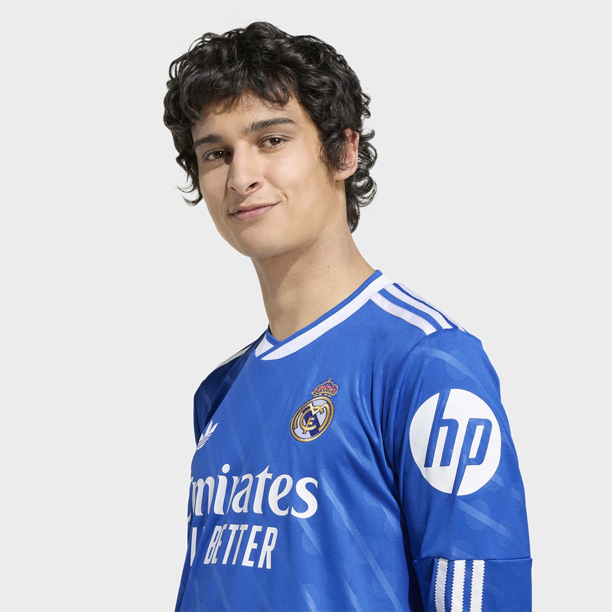 Camisola de Homem 3.º Equipamento Real Madrid CF 2025-2026 Long Sleeve Azul-3