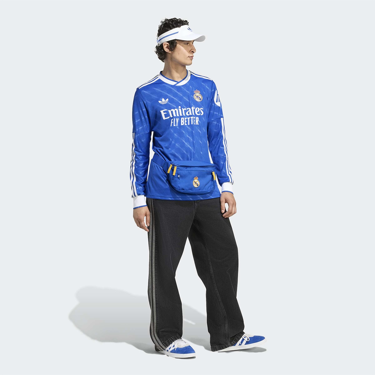 Camisola de Homem 3.º Equipamento Real Madrid CF 2025-2026 Long Sleeve Azul-7