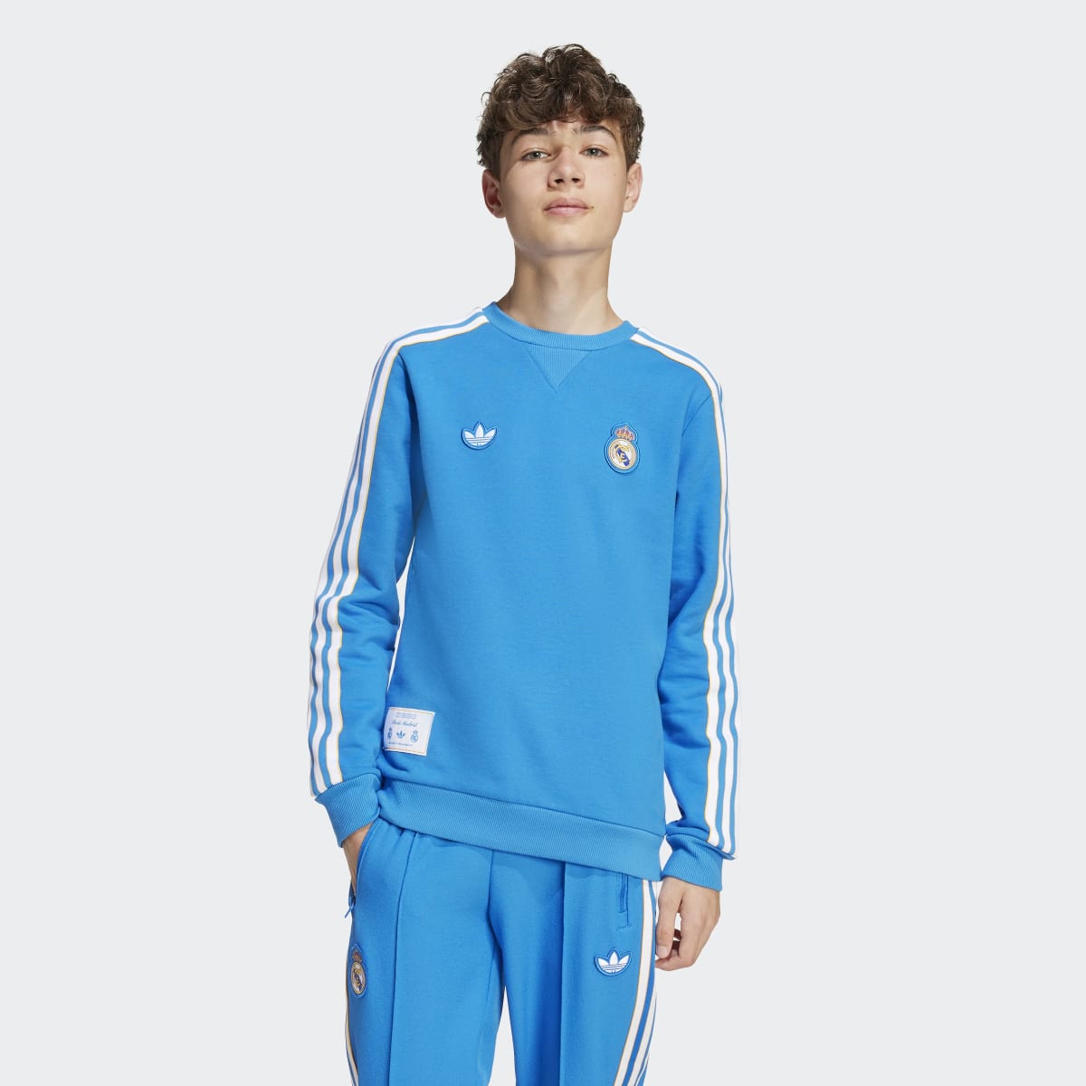 Sweatshirt de Criança Real Madrid CF Originals Azul-3