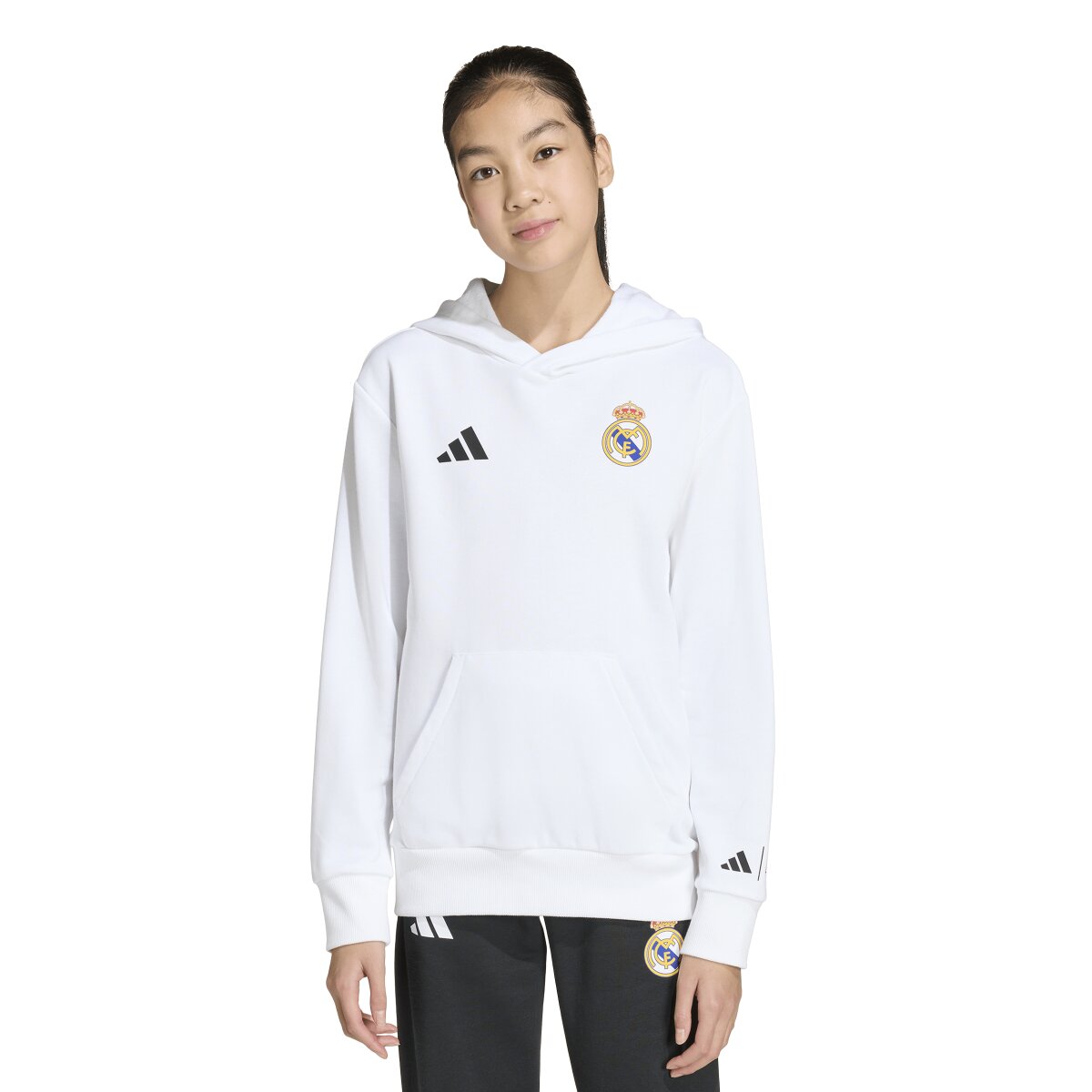 Sweatshirt de Criança Real Madrid CF 2025-2026 Marvel Avengers Branco-1