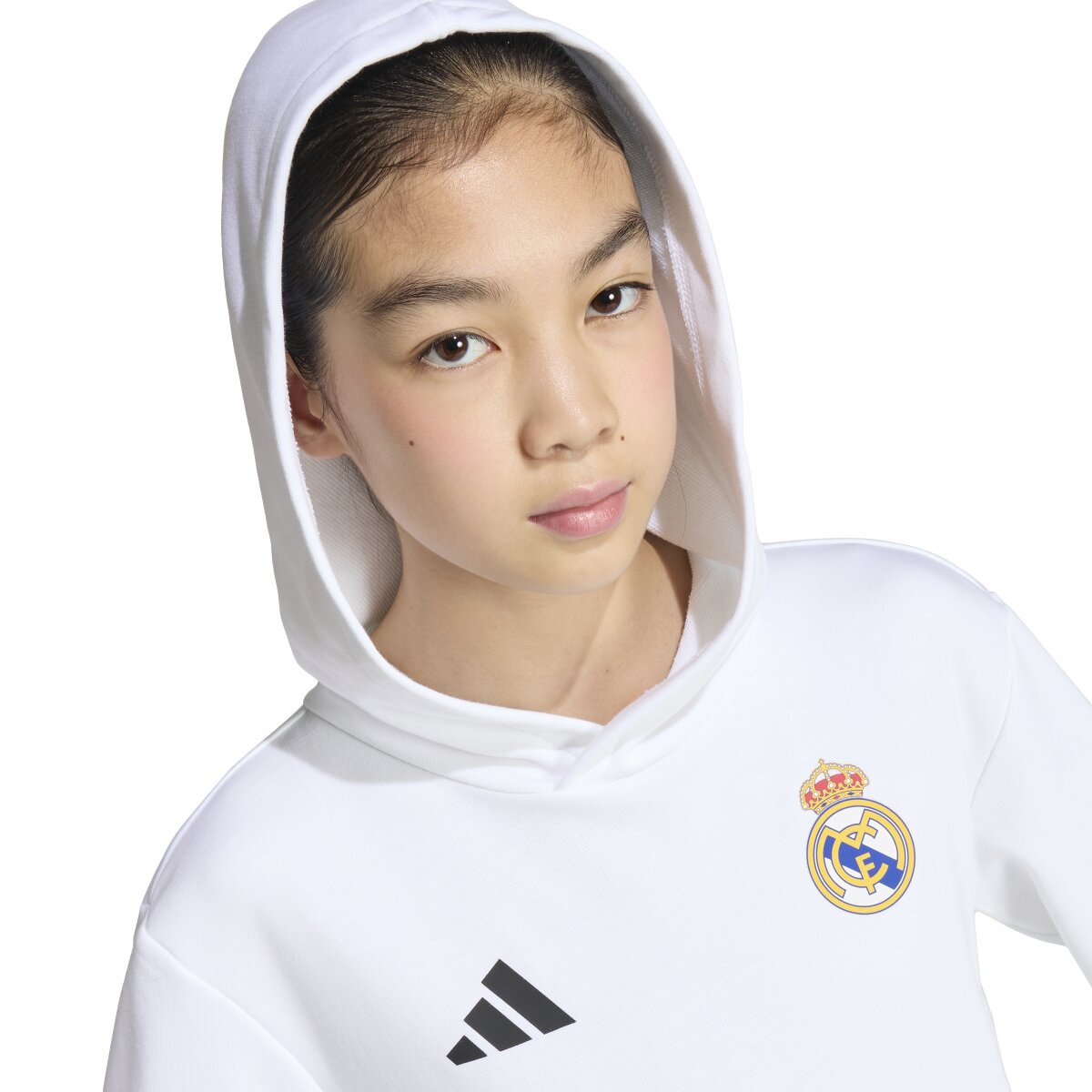 Sweatshirt de Criança Real Madrid CF 2025-2026 Marvel Avengers Branco-6