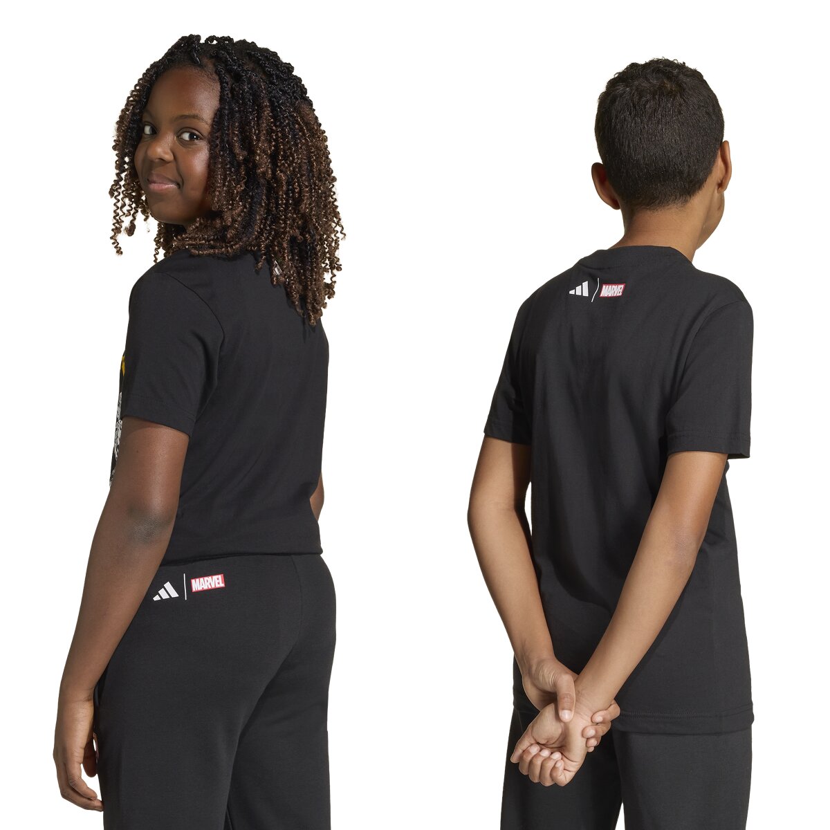 T-shirt de Criança Real Madrid CF 2025-2026 Marvel Avengers Preto-6