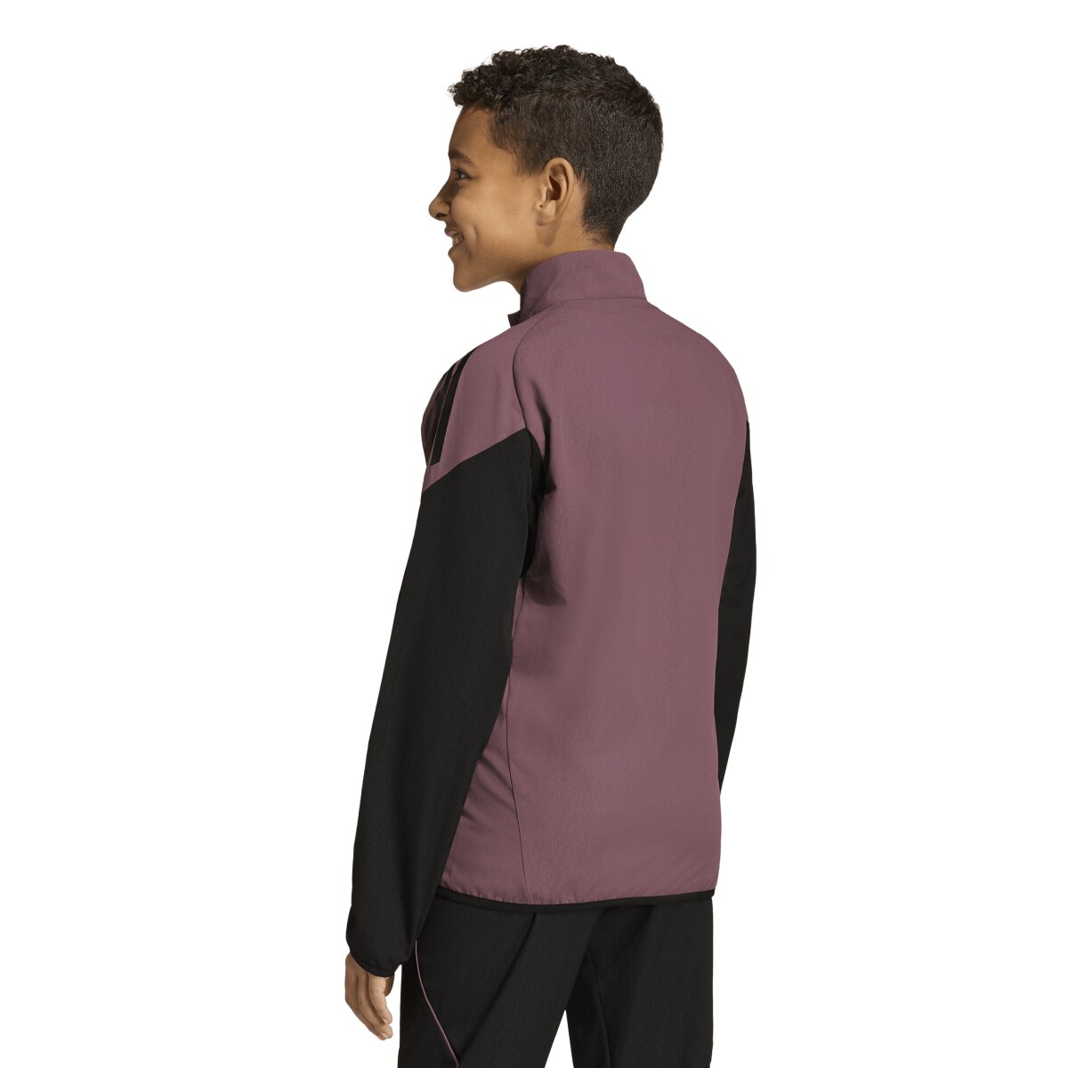 Sweatshirt de Criança Real Madrid CF 2025-2026 Pre Match Tiro25 Competition Preto-3