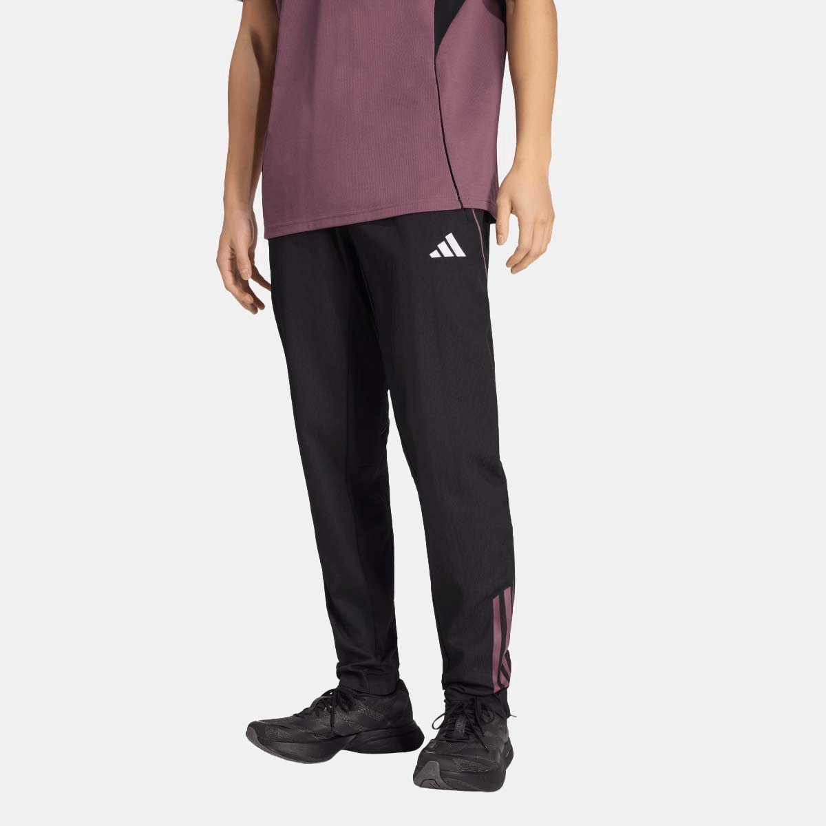 Calças de Homem Real Madrid CF 2025-2026 Pre Match Tiro25 Competition Preto-2