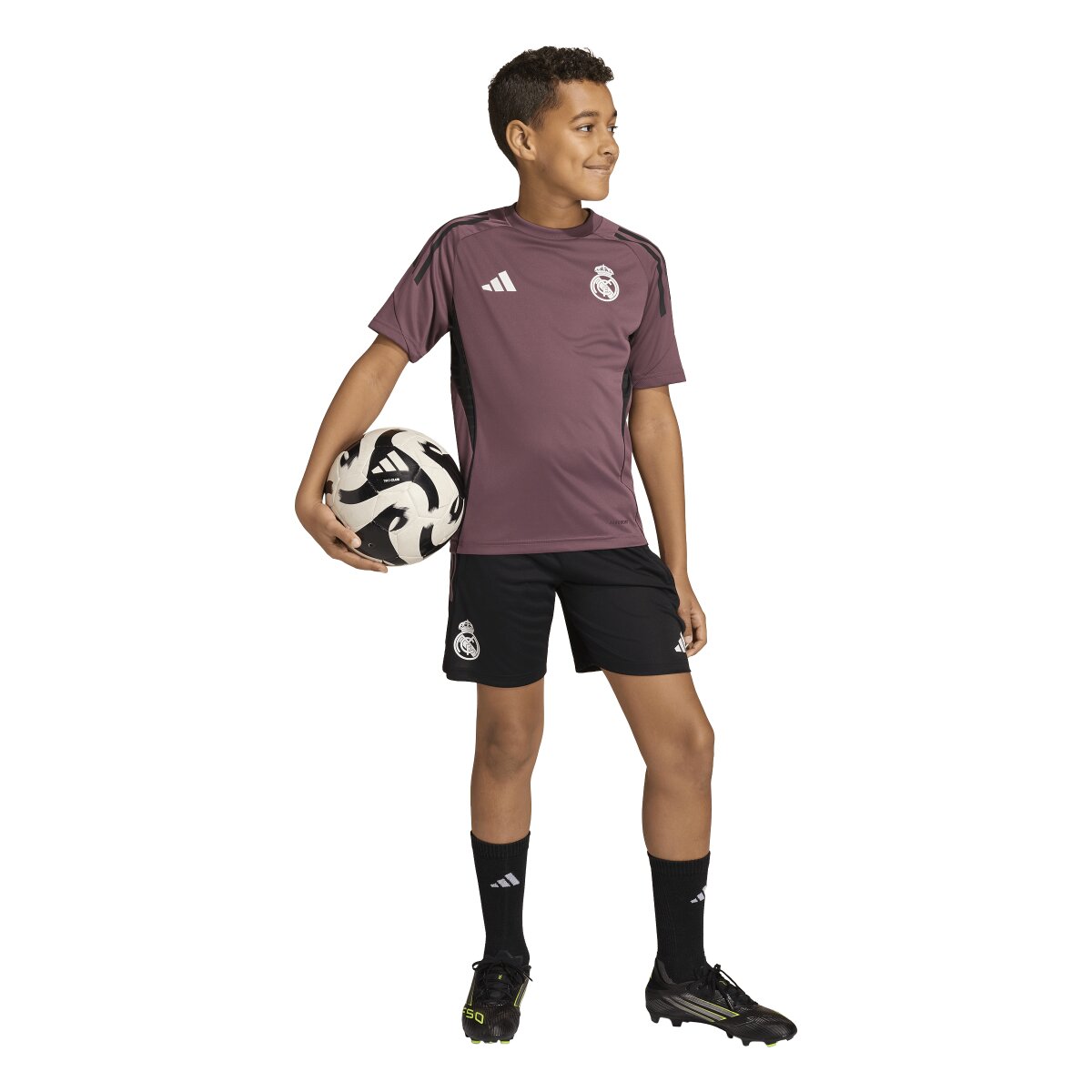 T-shirt de Criança Real Madrid CF 2025-2026 Tiro25 Competition Treino Multicolor-5
