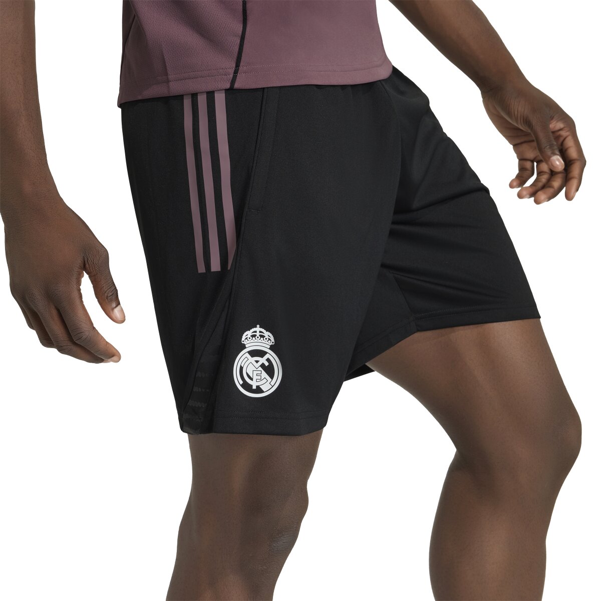 Calções de Homem Real Madrid CF 2025-2026 Tiro25 Competition Entreno Preto-4