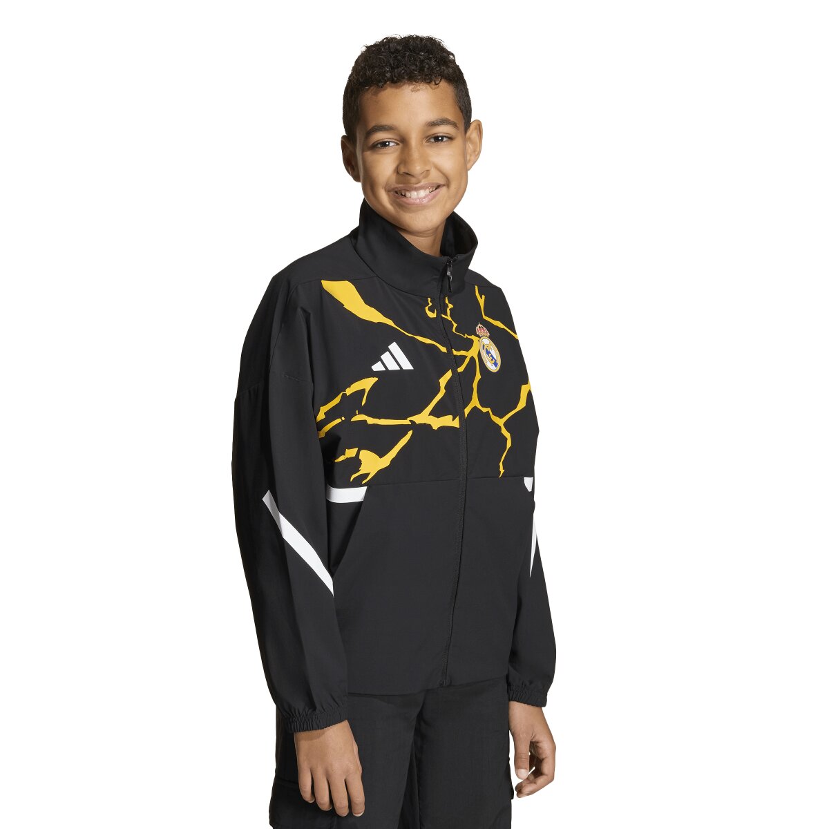 Imagem 0 de Sweatshirt de Criança Real Madrid CF 2025-2026 Pre Match Marvel Avengers Z.N.E. Anthem Jacket