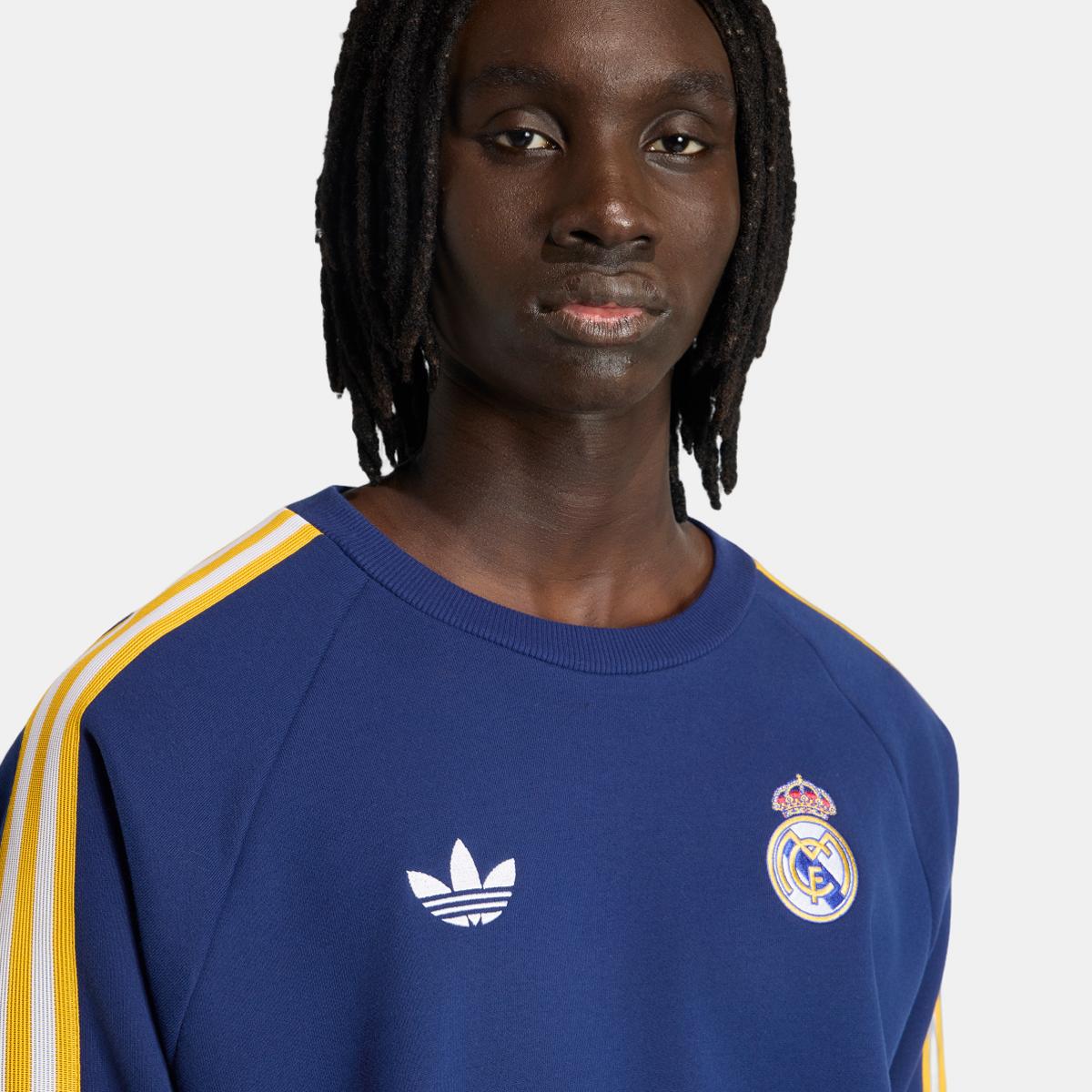 Sweatshirt de Homem Real Madrid CF Originals Azul-3