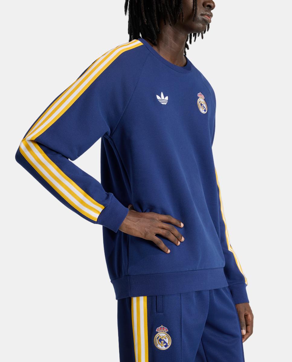 Sweatshirt de Homem Real Madrid CF Originals Azul-4