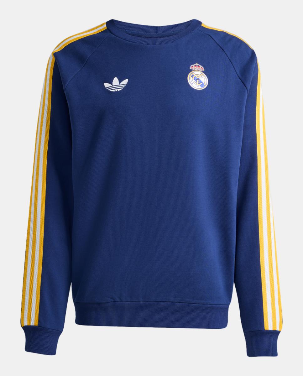 Sweatshirt de Homem Real Madrid CF Originals Azul-7