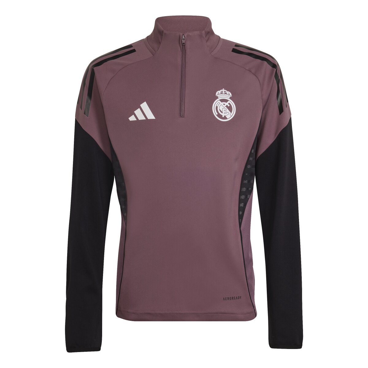 Sweatshirt de Criança Real Madrid CF 2025-2026 Competition Treino Preto-2
