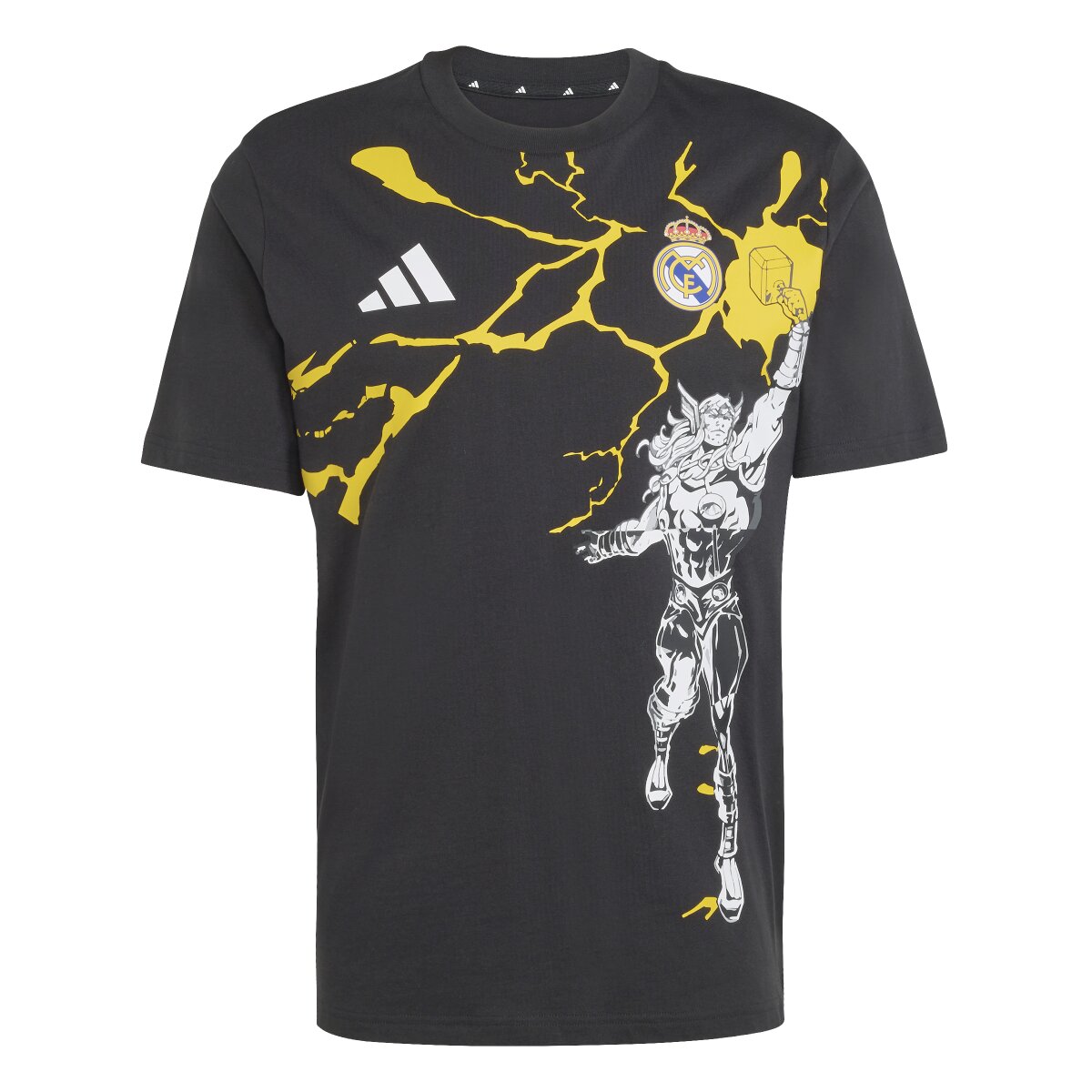 T-shirt de Homem Real Madrid CF 2025-2026 Marvel Avengers Preto-2