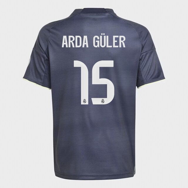 Imagen 0 de Camiseta de niño 2ª equipación Real Madrid CF 2025-2026 Arda Güler 15 Adidas