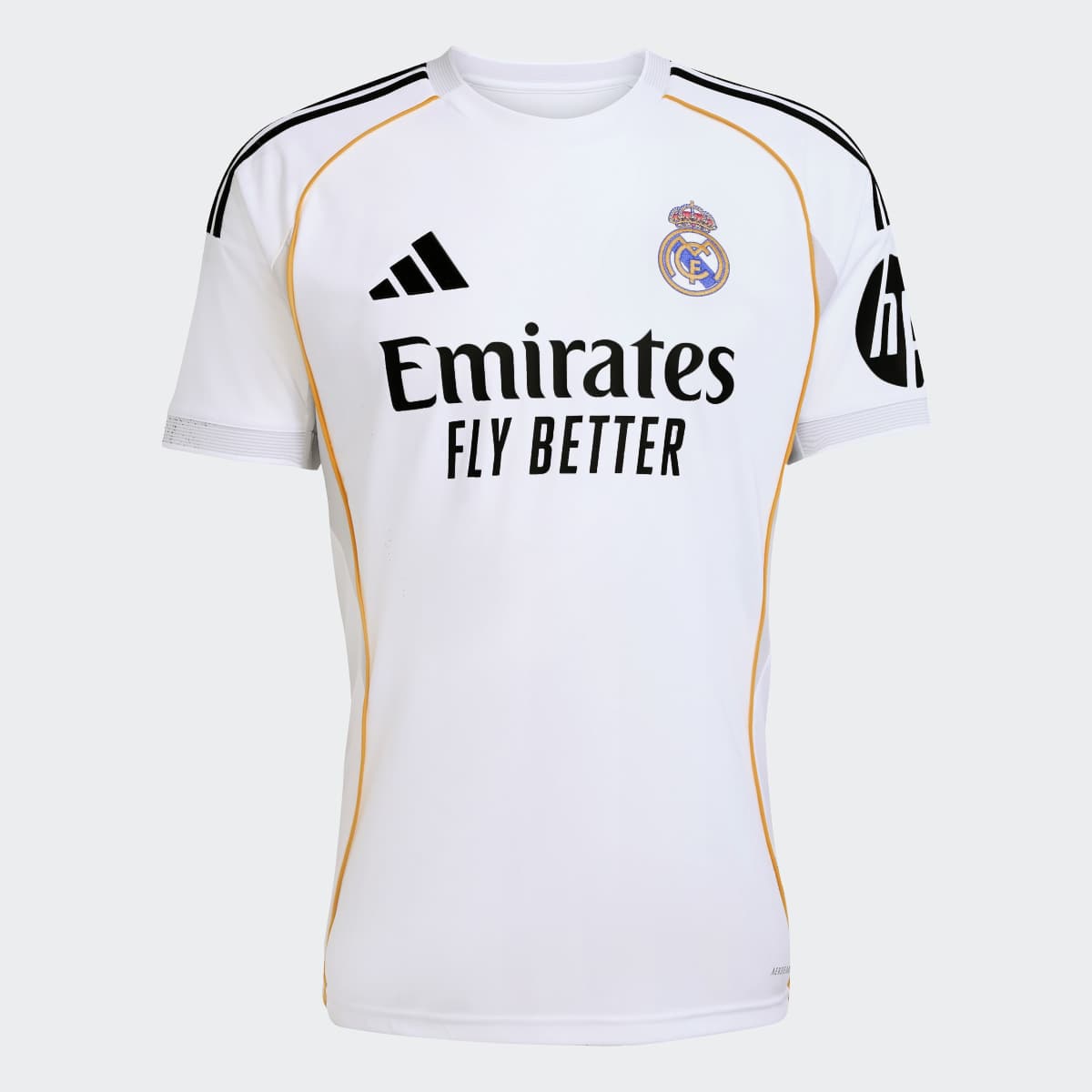 T-shirt de Homem 1.º Equipamento Real Madrid CF 2025-2026 Asencio Branco-2