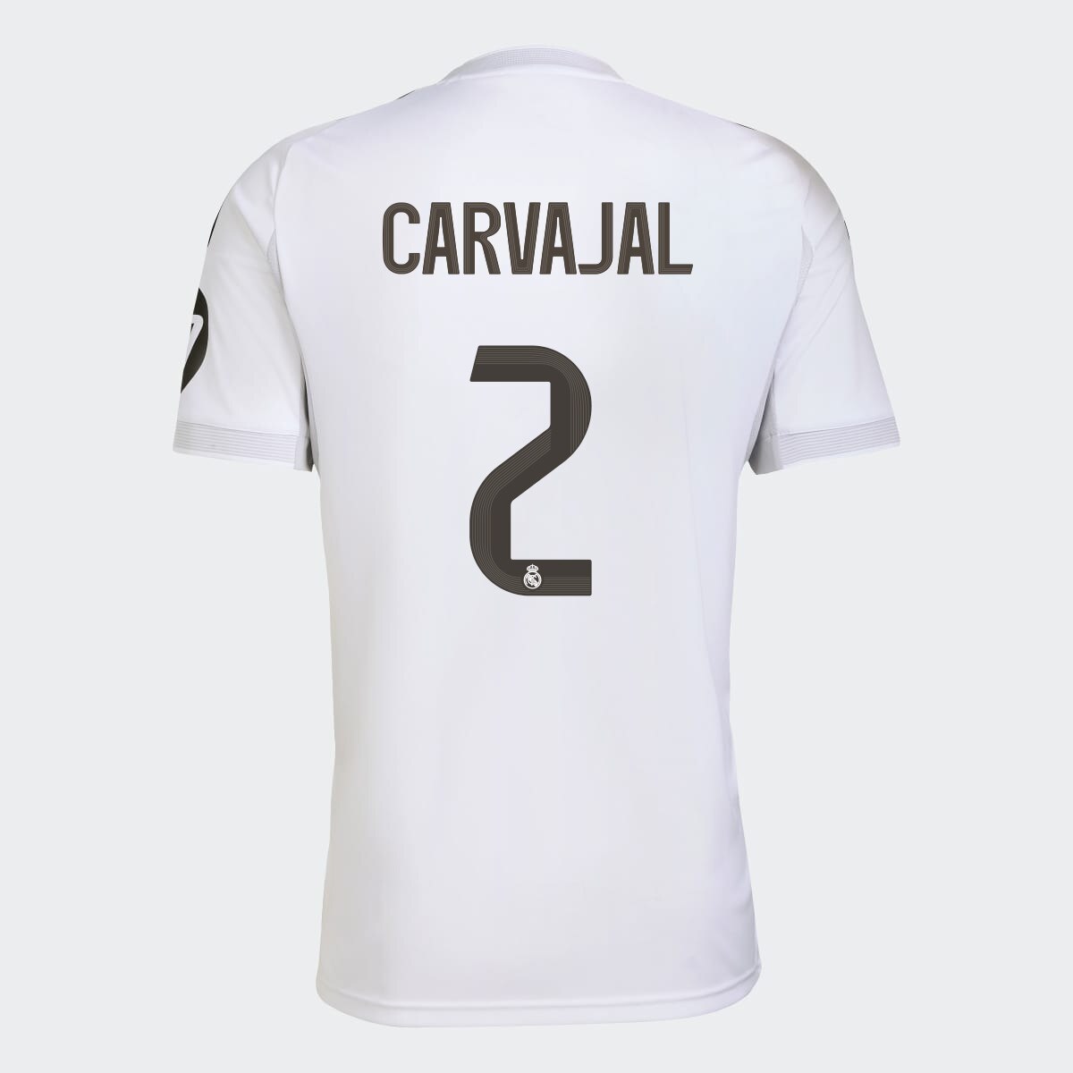 T-shirt de Homem 1.º Equipamento Real Madrid CF 2025-2026 Carvajal 2 Branco-1