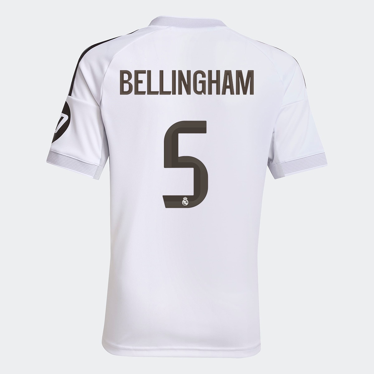 Imagem 0 de T-shirt de Menino 1.º Equipamento Real Madrid CF 2025-2026 Bellingham 5