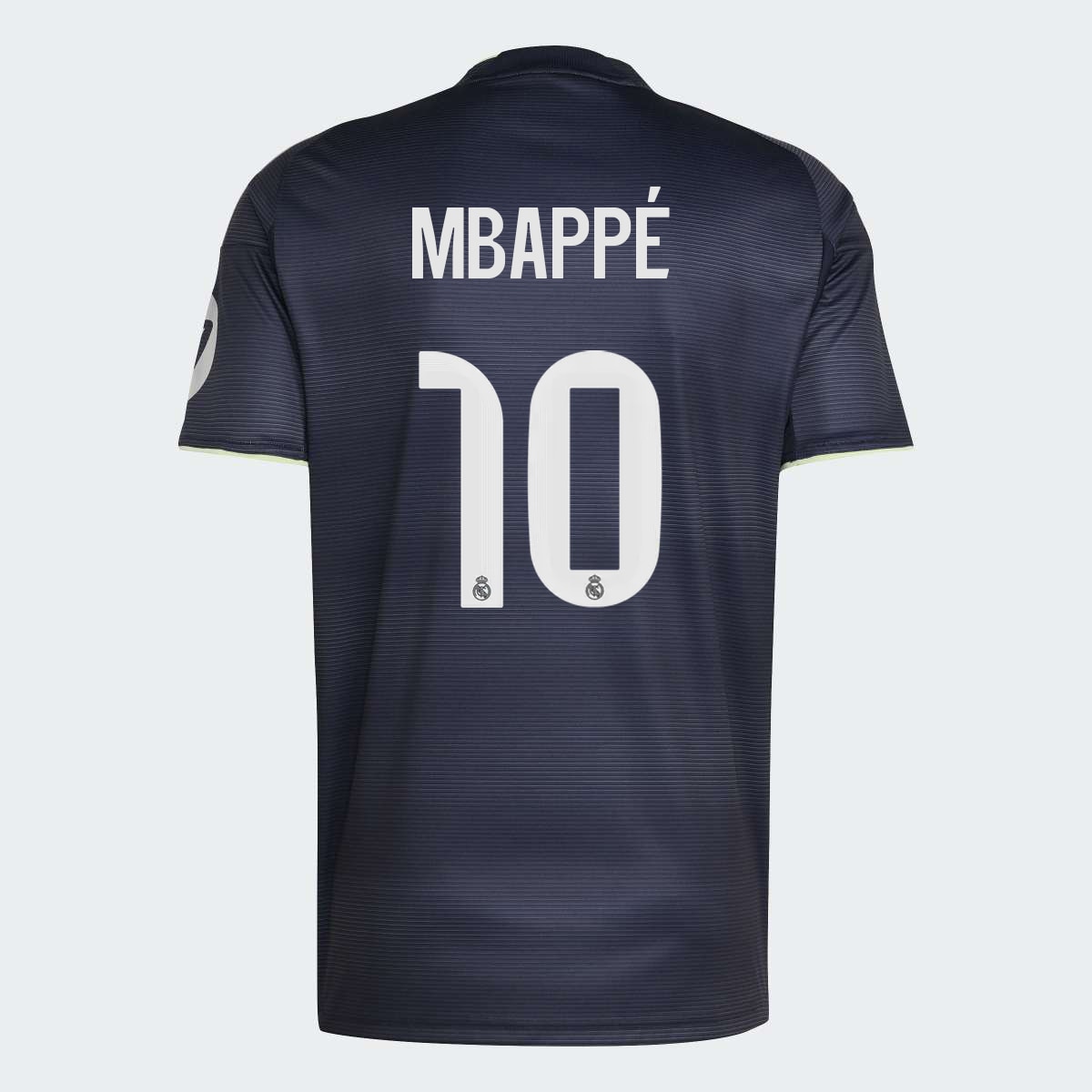 T-shirt de Homem 2.º Equipamento Real Madrid CF 2025-2026 Mbappé 10 Azul Céu-1