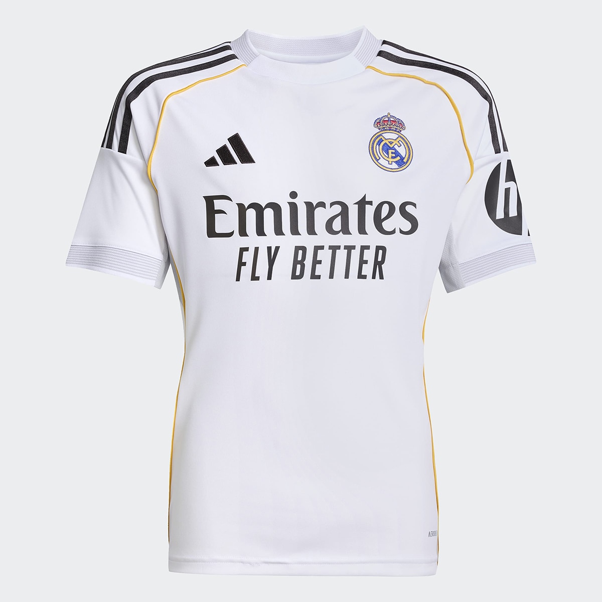 T-shirt de Menino 1.º Equipamento Real Madrid CF 2025-2026 Mbappé 10 Branco-2