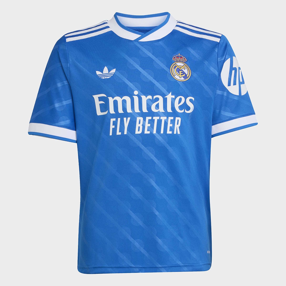 T-shirt de Menino 3.º Equipamento Real Madrid CF 2025-2026 Mbappé 9 Azul Céu-2