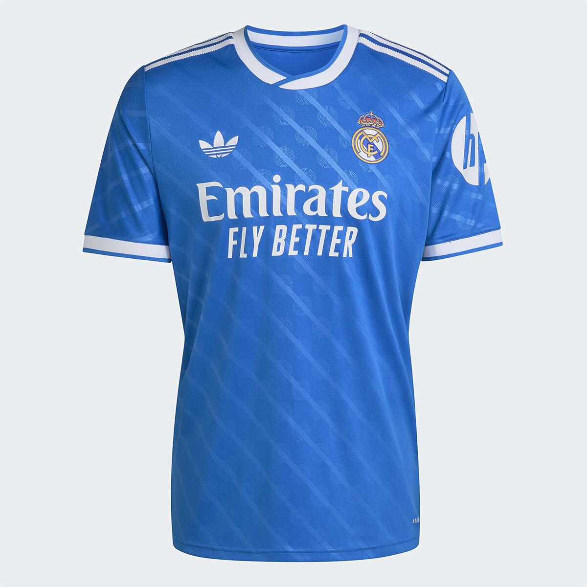 T-shirt de Homem 3.º Equipamento Real Madrid CF 2025-2026 Trent 12 Azul Céu-2