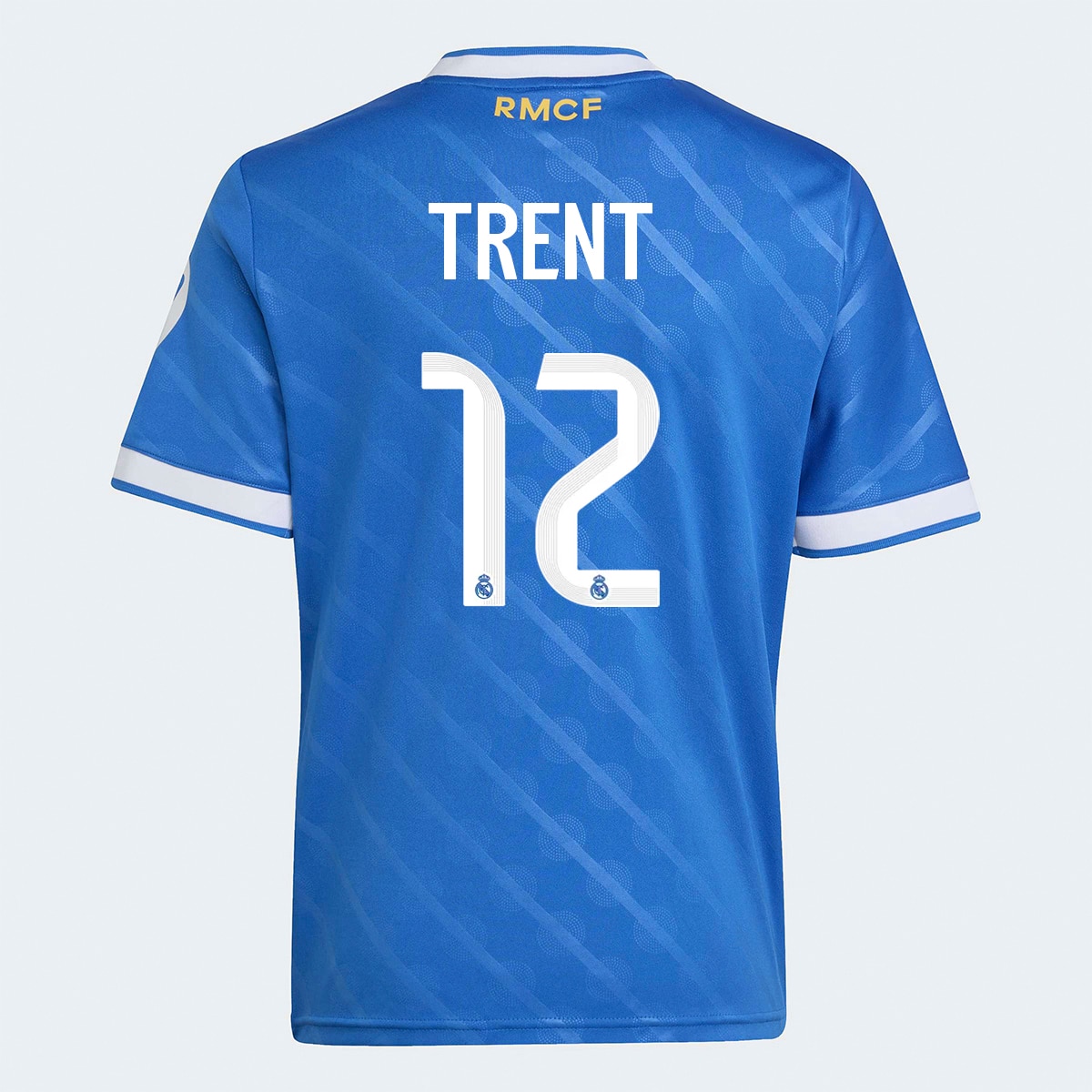 T-shirt de Menino 3.º Equipamento Real Madrid CF 2025-2026 Trent 12 Azul Céu-1