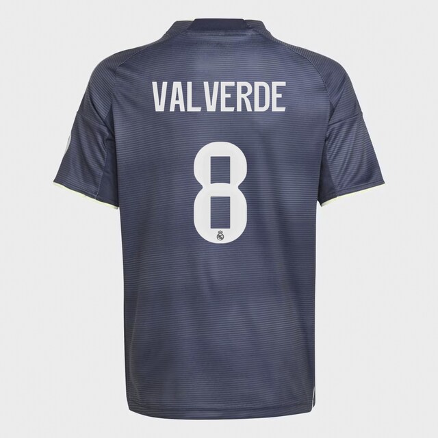 Imagen 0 de Camiseta de niño 2ª equipación Real Madrid CF 2025-2026 Valverde  8 Adidas