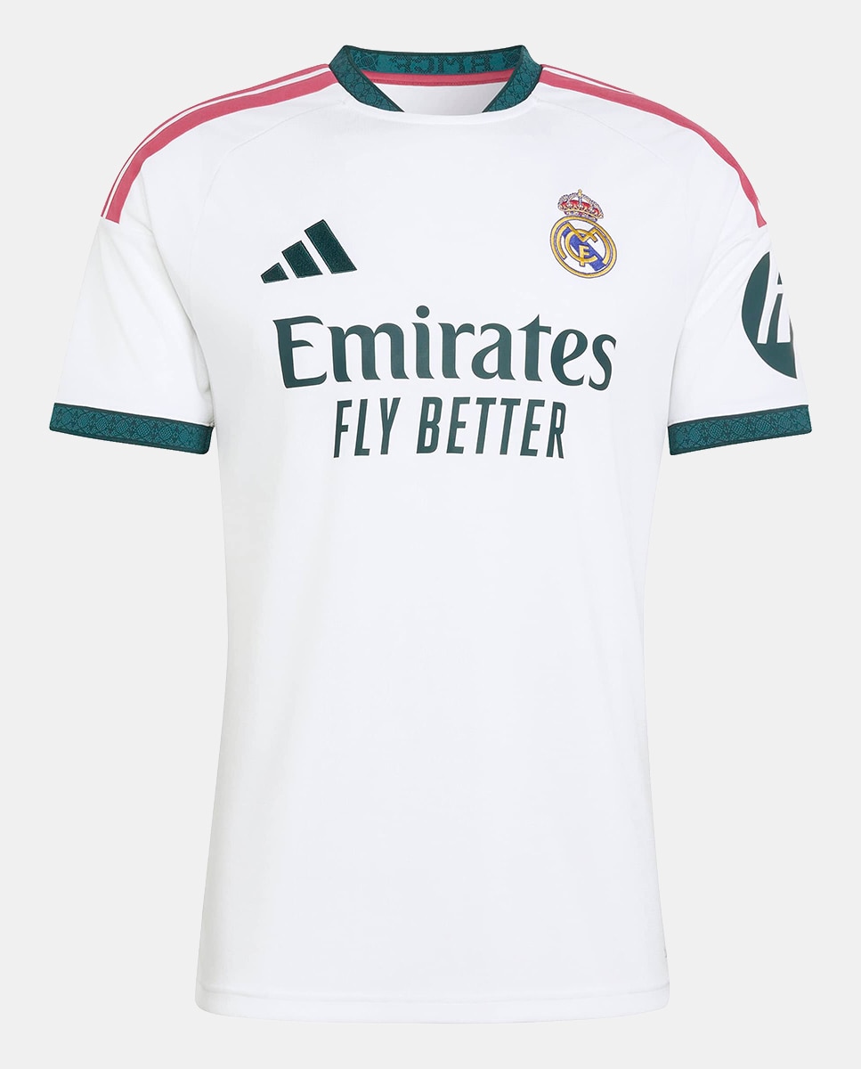 T-shirt de Homem 1.º Equipamento Real Madrid CF 2026-2027 Branco-6