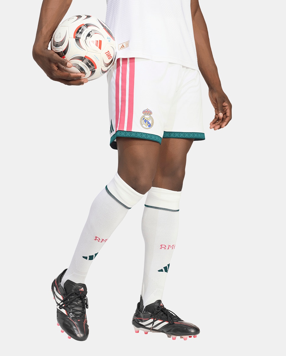 Calções de Homem 1.º Equipamento Real Madrid CF 2026-2027 Branco-3