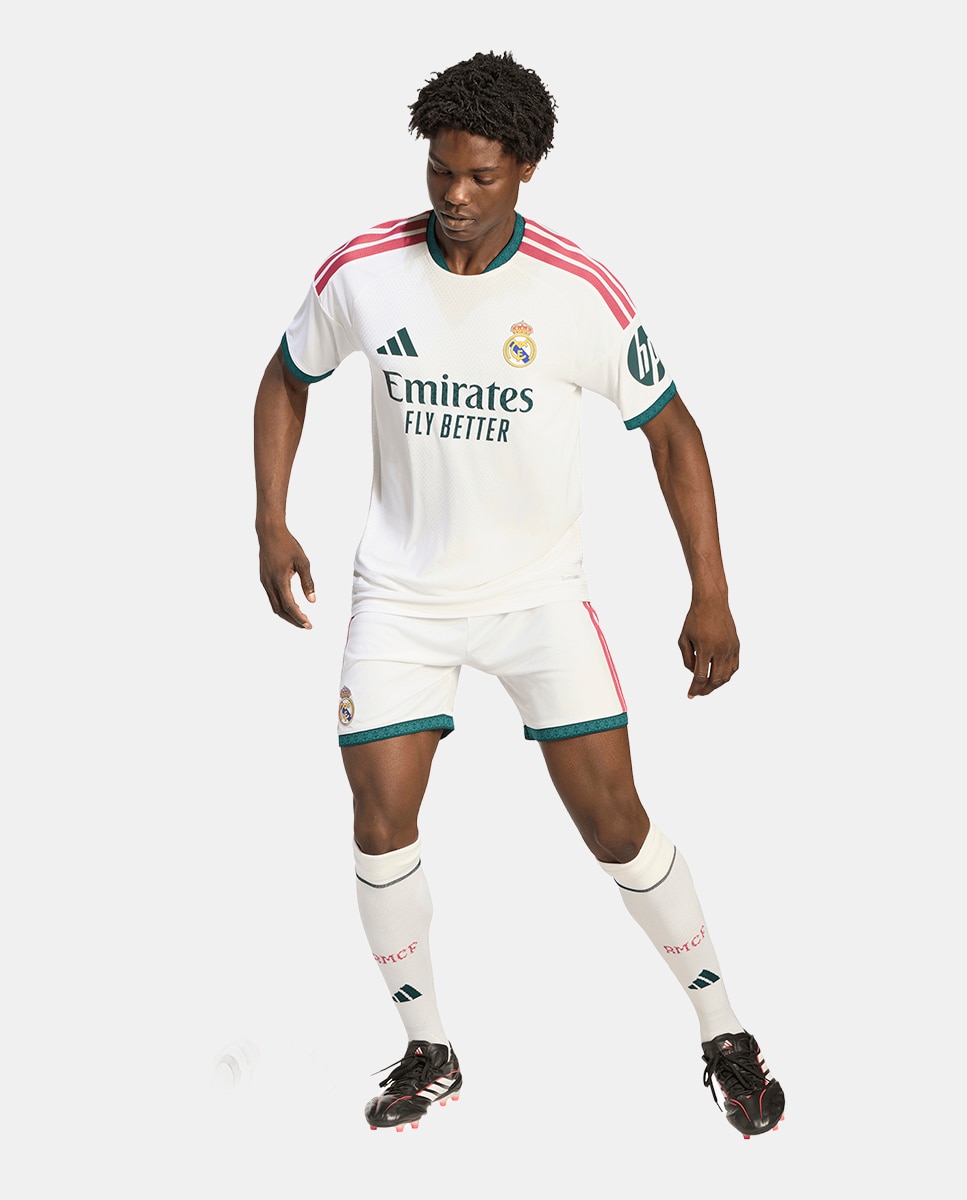 Calções de Homem 1.º Equipamento Real Madrid CF 2026-2027 Branco-4