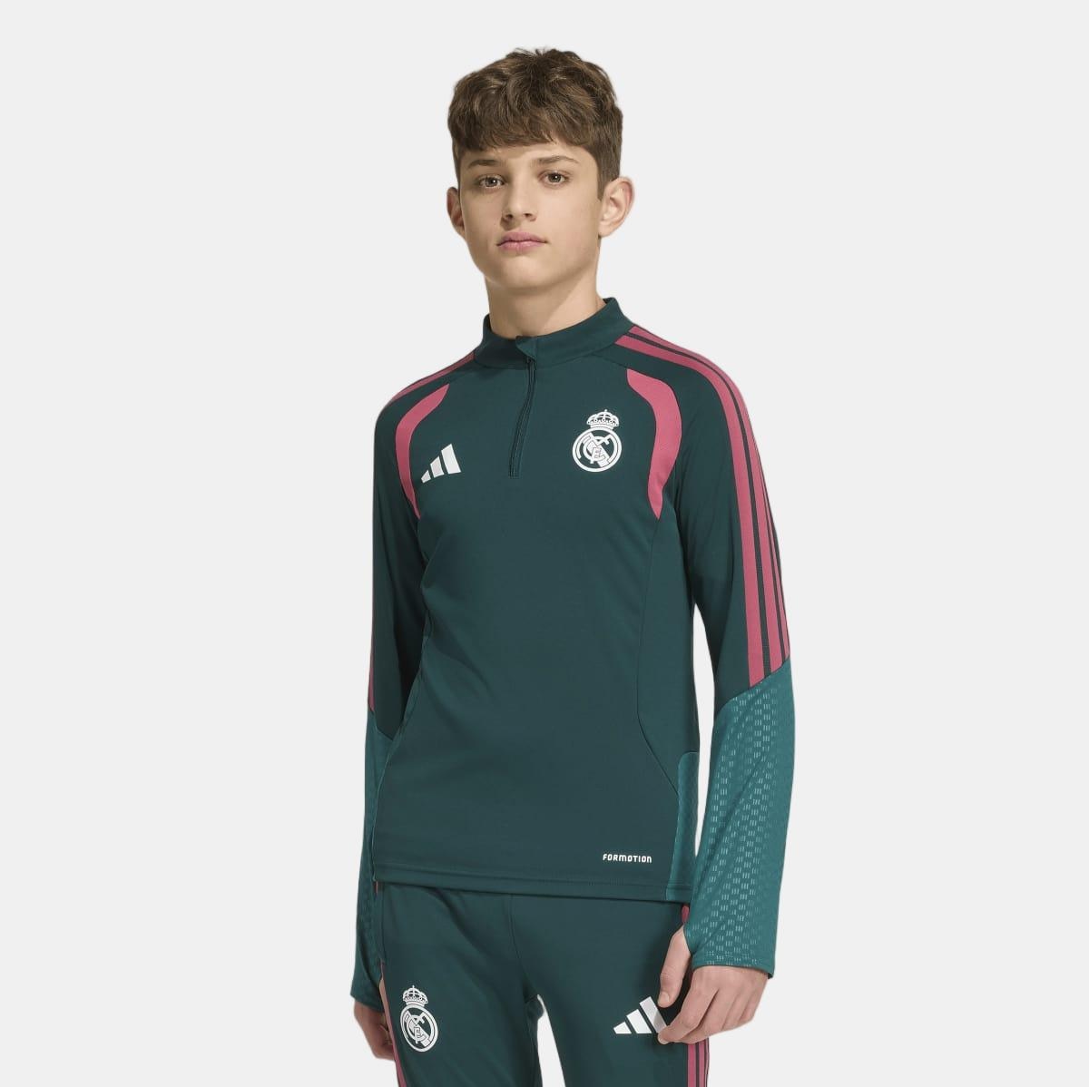 T-shirt de Criança Real Madrid CF 2026-2027 Treino Verde-escuro-1