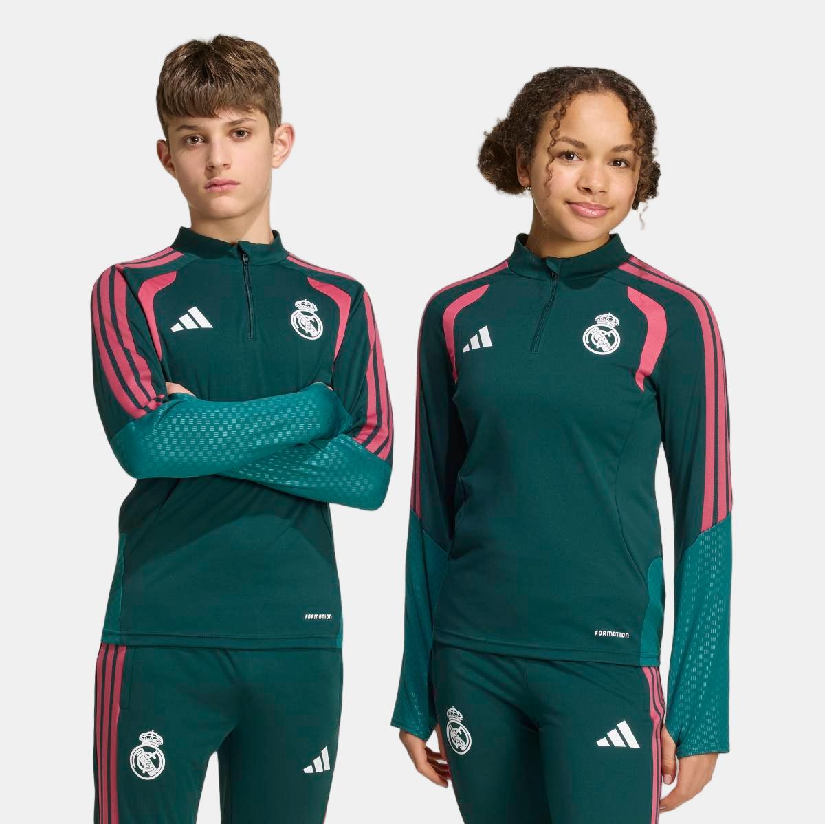 T-shirt de Criança Real Madrid CF 2026-2027 Treino Verde-escuro-2