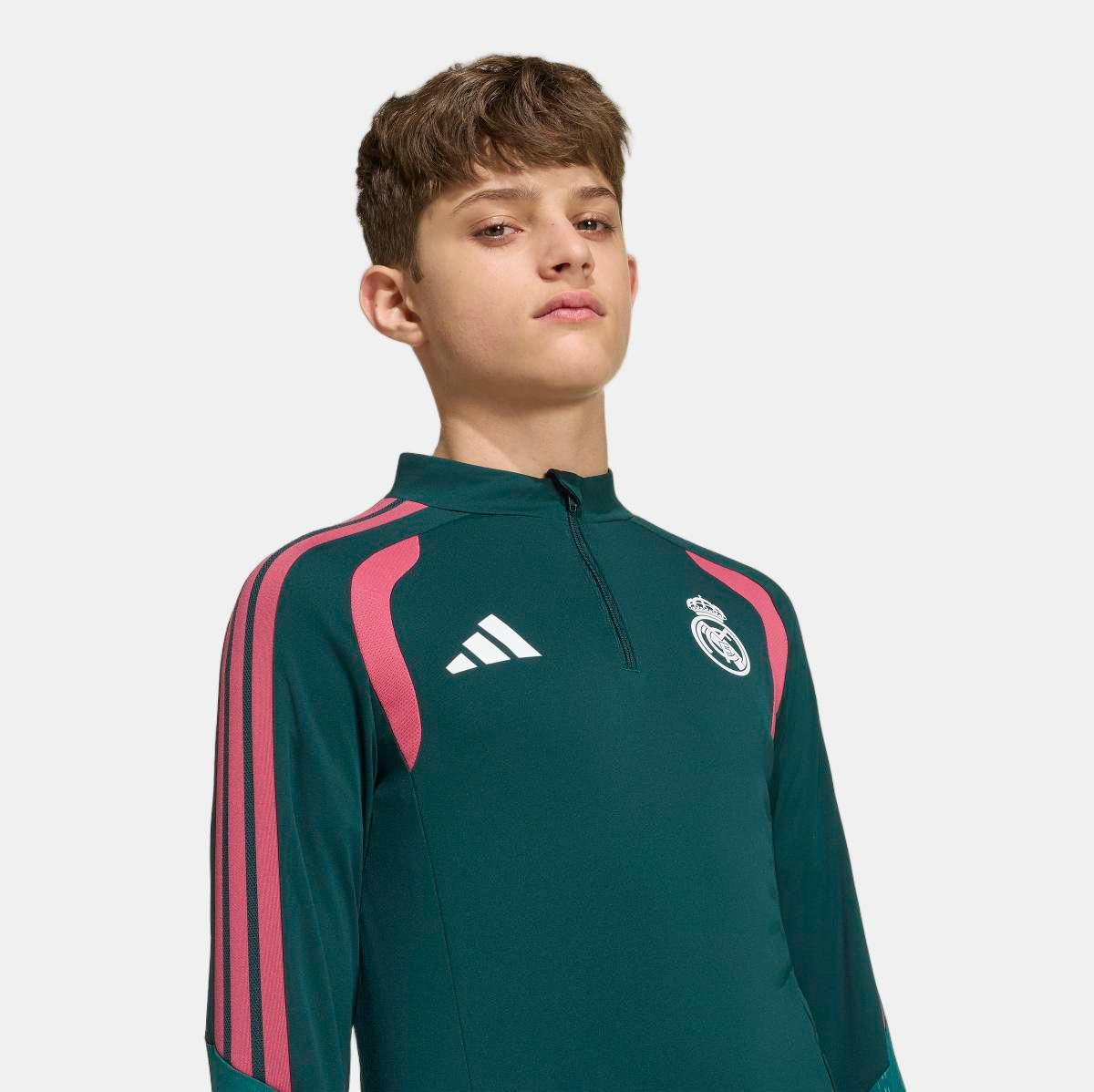 T-shirt de Criança Real Madrid CF 2026-2027 Treino Verde-escuro-4