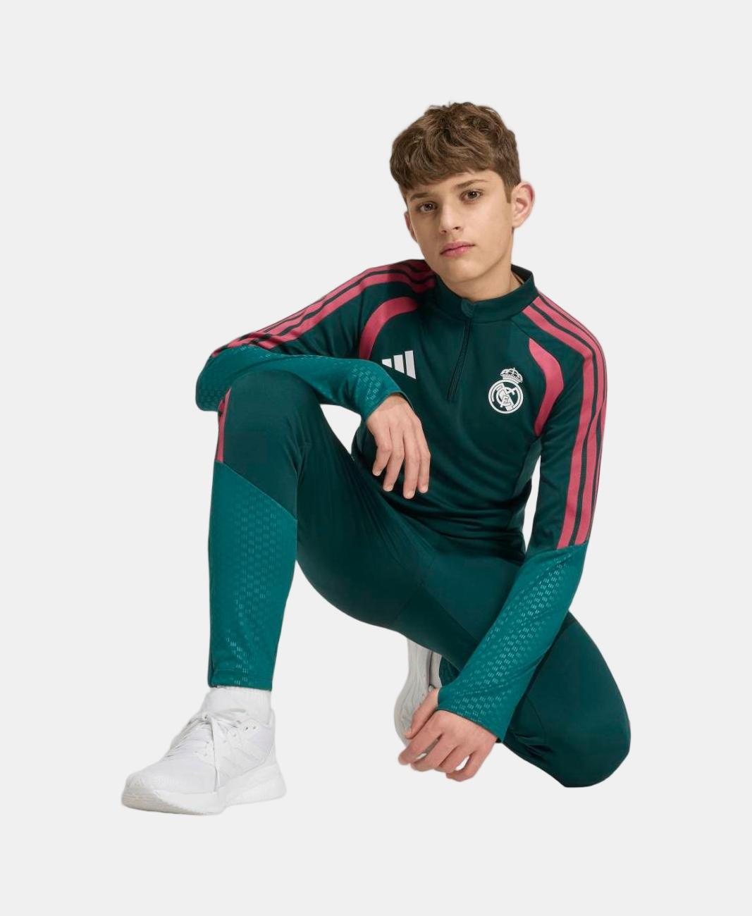 T-shirt de Criança Real Madrid CF 2026-2027 Treino Verde-escuro-5