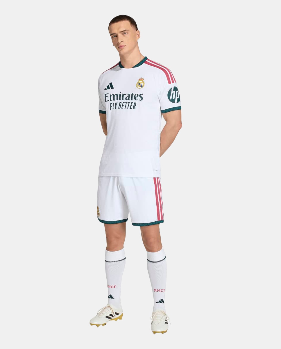 T-shirt de Homem 1.º Equipamento Real Madrid CF 2026-2027 Authentic Branco-3