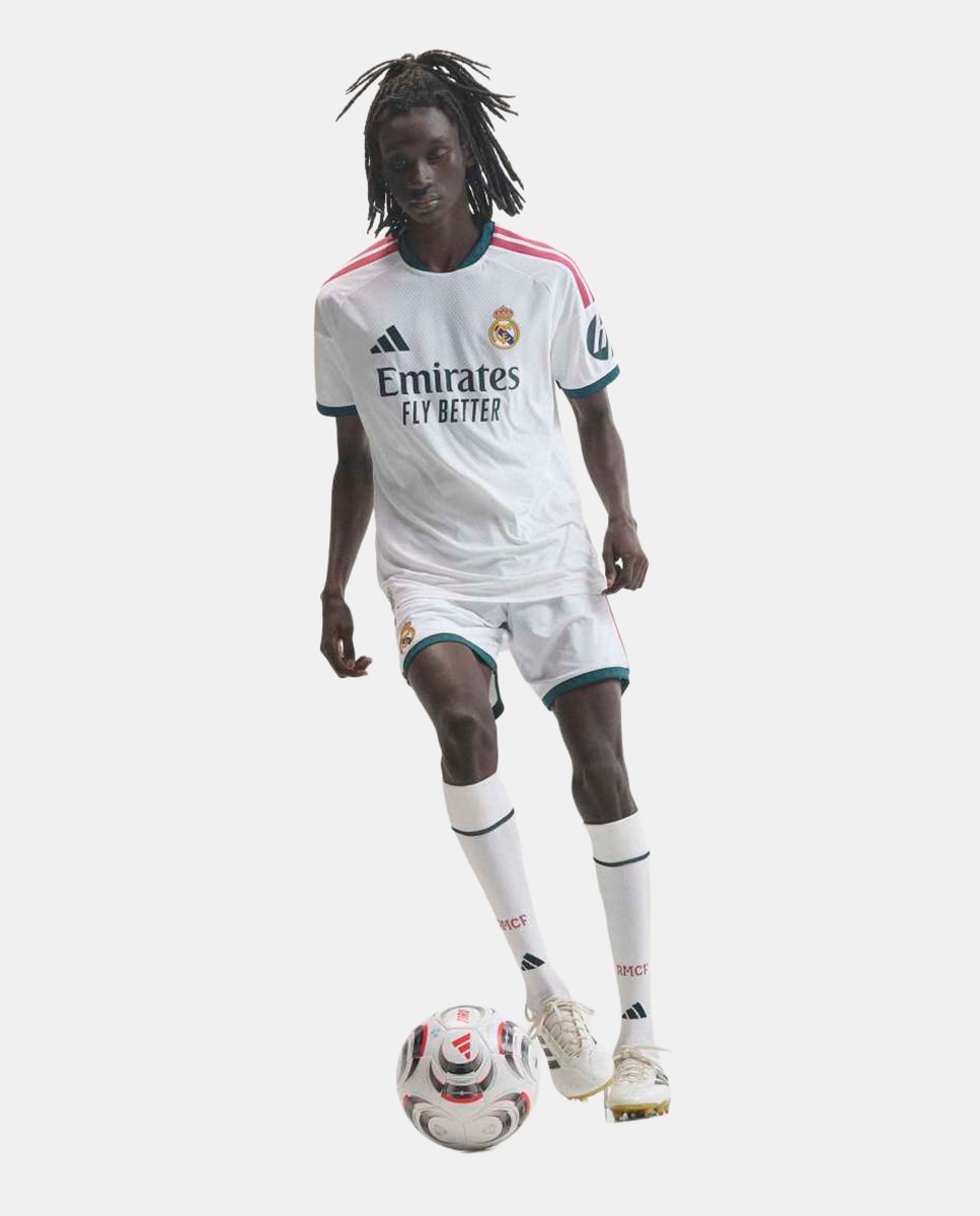 T-shirt de Homem 1.º Equipamento Real Madrid CF 2026-2027 Authentic Branco-6