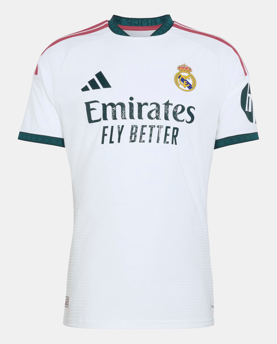 T-shirt de Homem 1.º Equipamento Real Madrid CF 2026-2027 Authentic Branco-8