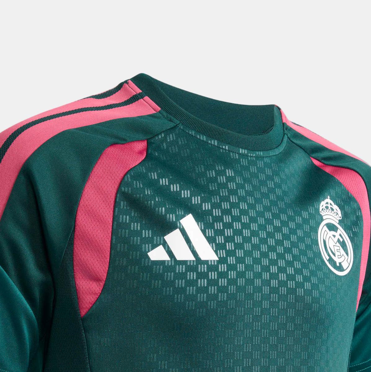 T-shirt de Criança Real Madrid CF 2026-2027 Treino Verde-escuro-3