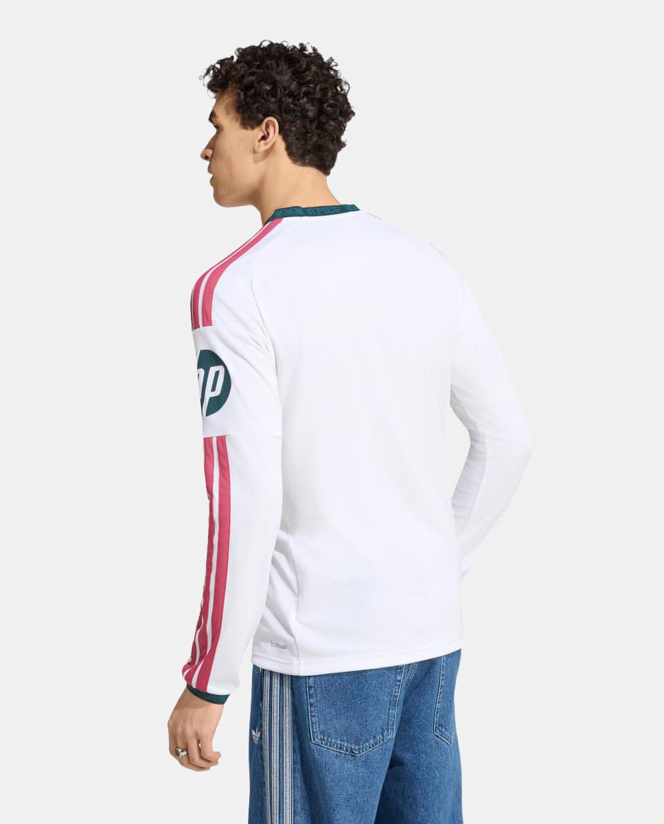 T-shirt de Homem 1.º Equipamento Real Madrid CF 2026-2027 LS Branco-2