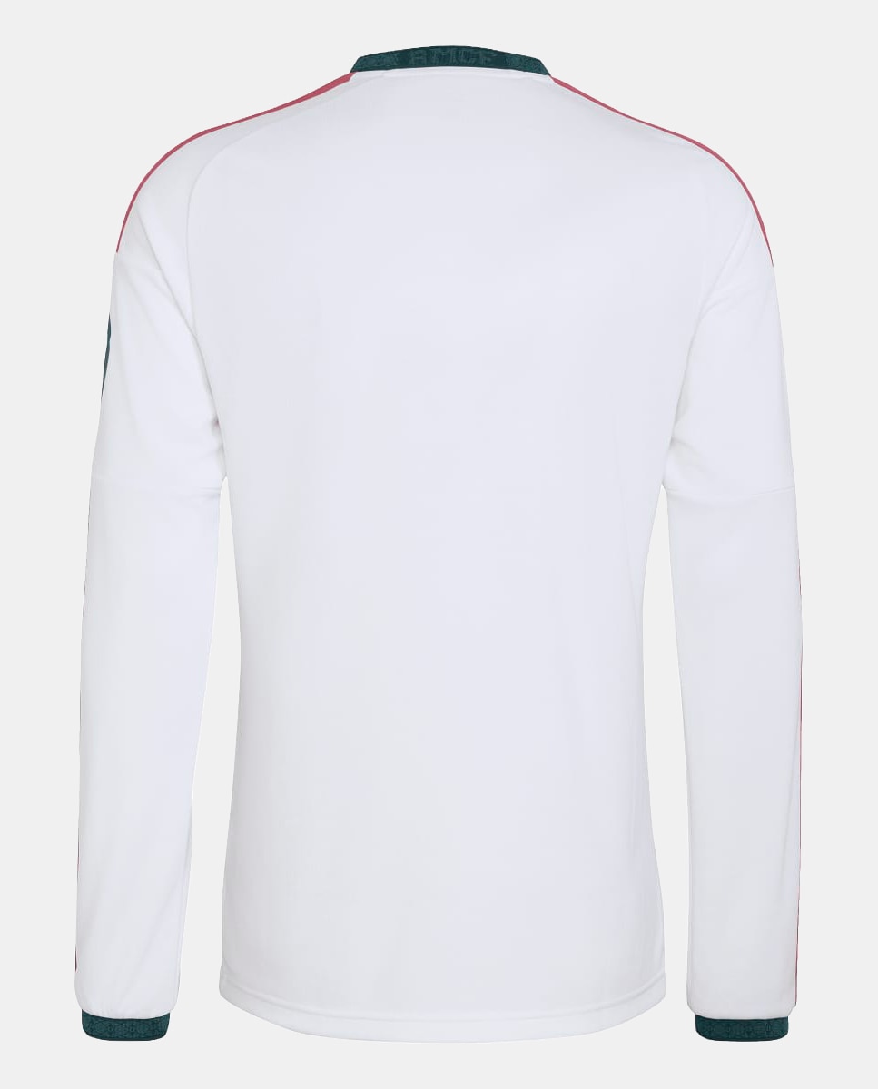 T-shirt de Homem 1.º Equipamento Real Madrid CF 2026-2027 LS Branco-7