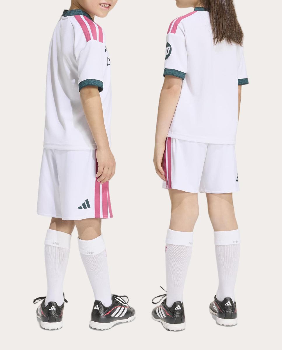 Conjunto de Criança 1.º Equipamento Real Madrid CF 2026-2027 Mini Kit Branco-2